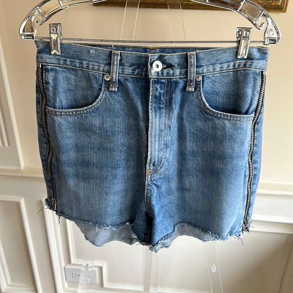 Rag & Bone Denim Hi Waist Shorts - Picture 1 of 5